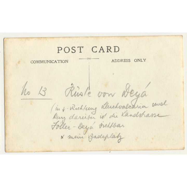 Mallorca - Baleares / Spain: Costa De Deya (Vintage RPPC)