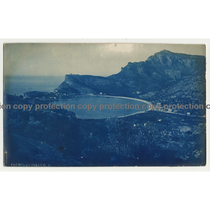 Mallorca / Baleares: Puerto De Soller / Port Of Soller (Vintage Postcard 1923)