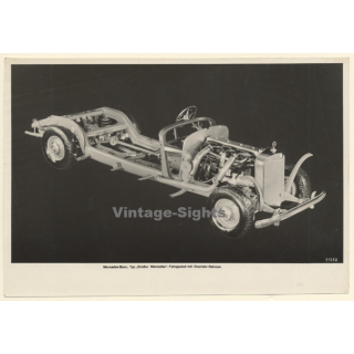 Mercedes-Benz W150 770 Grand Mercedes 1938-1943 / Chassis (Vintage Press Photo ~1950s)