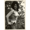 Erotic Study by A. Cvak: Topless Brunette Semi Nude / Pin-Up (Vintage Photo & Calender 1971)