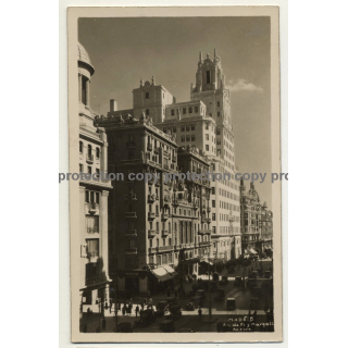 28050 Madrid: Av. De Pi Y Margall / Edificio Telefonica (Vintage RPPC 1929)