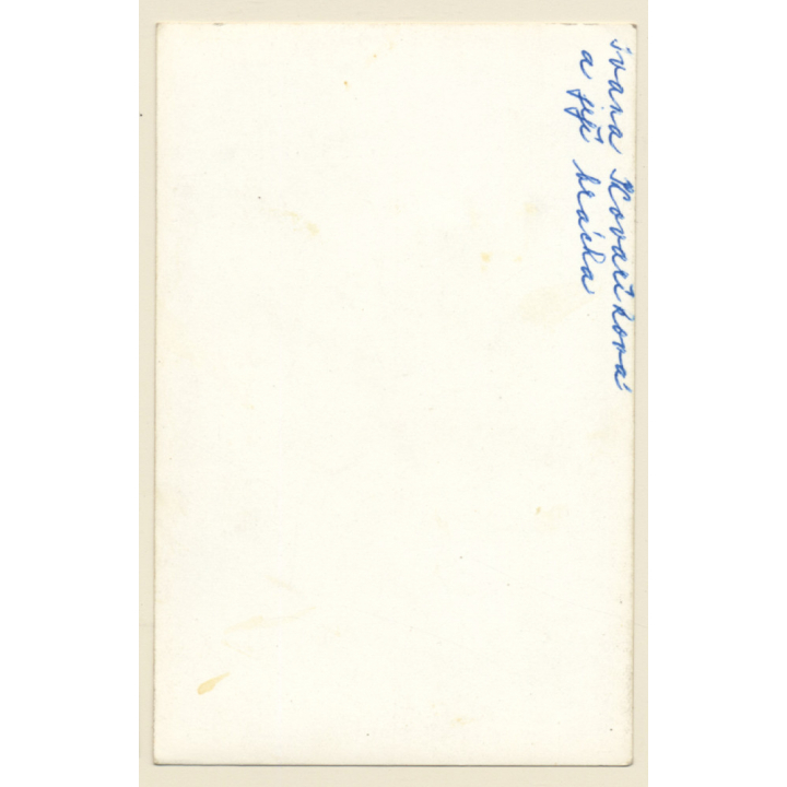 Young Couple Embracing Each Other On Camping Site / Bikini - ABS (Vintage Photo Czechia ~1960s)