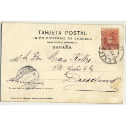 Sevilla: Una Manola, Tipo Sevillano (Vintage RPPC Purger & Co. 1903)