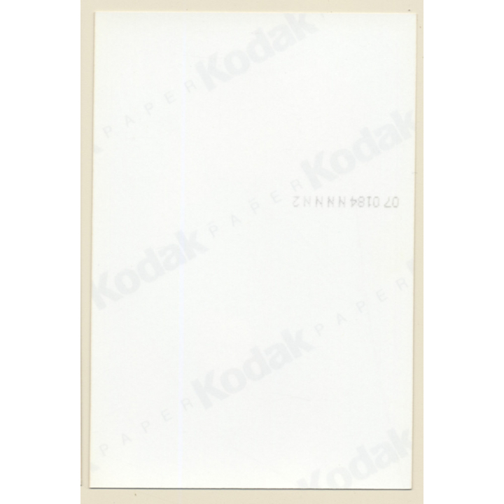 Erotic Study: Kneeling Darkhaired Nude Female Looks At Camera (Vintage Photo ~1990s)