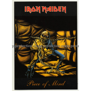 Iron Maiden - Piece Of Mind (Vintage Official Postcard UK 1985)