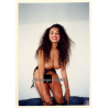 Erotic Study: Slim Pretty Dark-Skinned Nude*13 / Panties (Vintage Photo ~1990s)