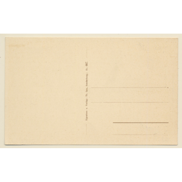 Sonderburg / Denmark: Arnkiel-Denkmal - Monument (Vintage PC ~1910s/1920s)