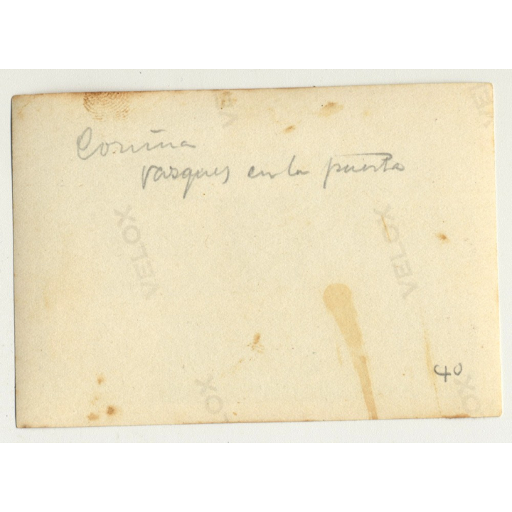 Coruña / Spain: Calzados J. Vazquez / Zapateria (Vintage Photo ~1930s)