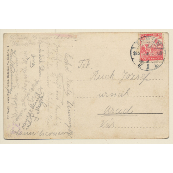 Belgrade / Serbia: Zemun Semlin Zimony - Realschule (Vintage PC ~1910s)