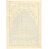 Madrid / Spain: Hotel Gran Via (Vintage Luggage Label BIG)