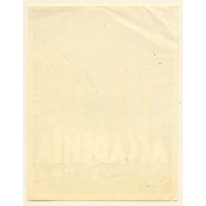 Verona / Italy: Hotel Accademia (Vintage Luggage Label ~1930s/1940s)