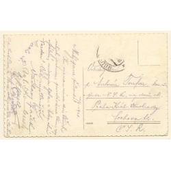 Novi Vinodolski / Croatia: View Over Village & Coast (Vintage PC 1928)