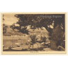 Baska - Krk / Croatia: Partial View Village & Port (Vintage PC 1933)