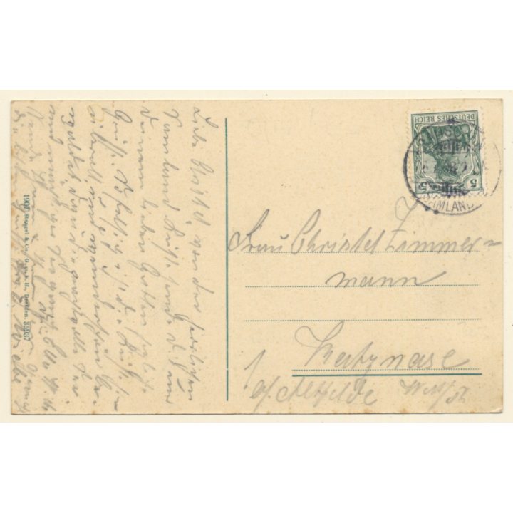 Lesnoje - Warnicken / Ostpreussen: Strand (Vintage PC 1908)