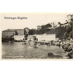 Dubrovnik / Croatia: Kupaliste Staro (Vintage RPPC 1965)