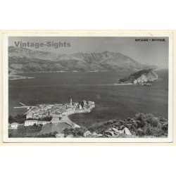 Budva / Montenegro: Total View Of Bay (Vintage RPPC)