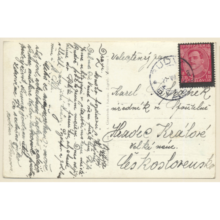 Budva / Montenegro: Total View Of Bay (Vintage RPPC)