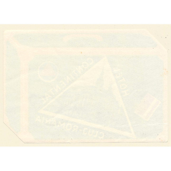 Cluj / Romania: Hotel Continental (Vintage Luggage Label)