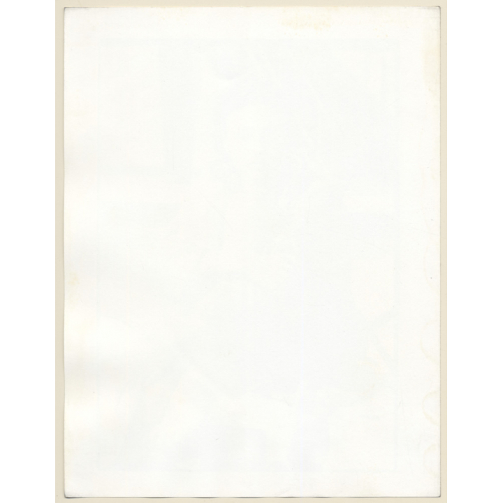 Erotic Study: Semi Nude Female Sitting / Bathrobe - Eyes (French Master Photo 1980s)