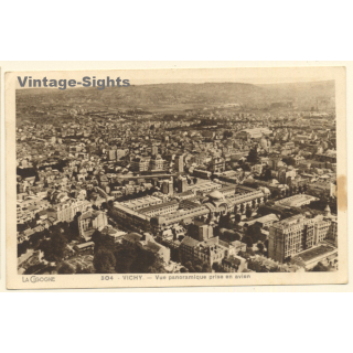 Vichy / France: Aerial Panorama View (Vintage PC 1939)