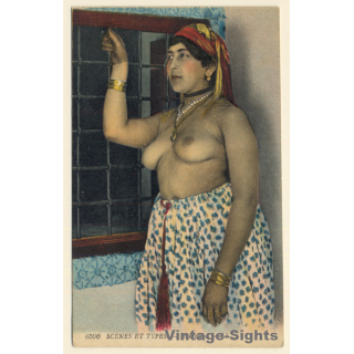Maghreb: Mauresque / Topless Mourish Woman (Vintage PC  1920s)