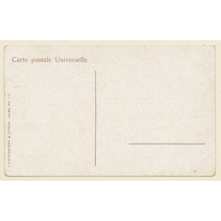 Maghreb: Young Mourish Woman In Traditional Dress / Water Jug (Vintage PC  ~1920s)