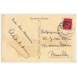 Portugese Woman In National Dress: Viana Do Castelo (Artist Postcard: Alberto Souza 1947)