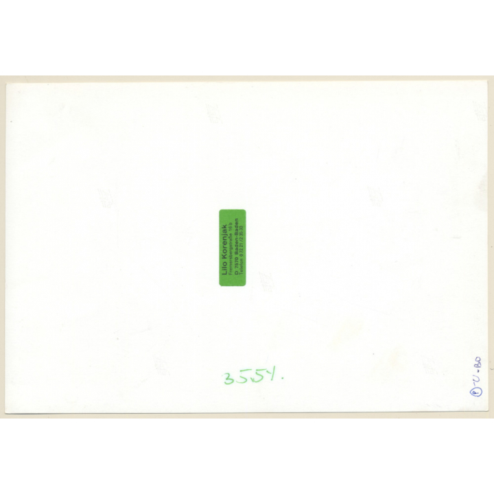 1920s Erotica: Classic Nude In Acrobatic Pose / Boudoir (Large Photo Reprint ~ 24 x 18 CM)