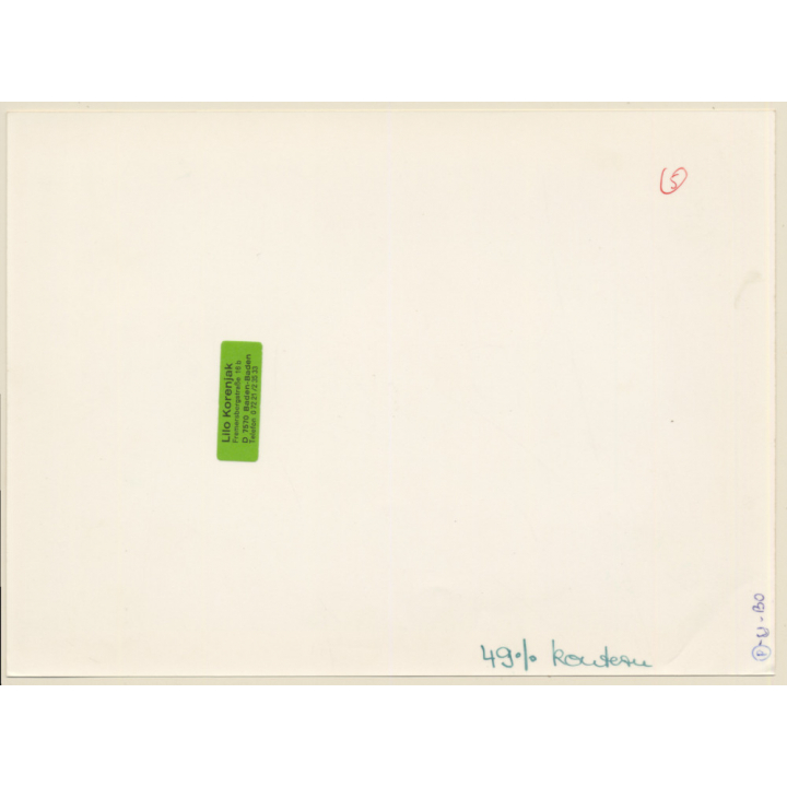 1920s Erotica: Classic Nude Flashing Butt / Boudoir (Large Photo Reprint ~ 24 x 18 CM)