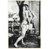 1920s Erotica: Belle Epoque Nude In Front Of Mirror / Boudoir (Large Photo Reprint ~ 24 x 17 CM)