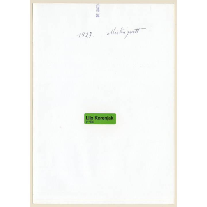 1920s Erotica: Mistinguett Dans Paris-Miss - Revue Girl / Boudoir (Large Photo Reprint ~ 24 x 17 CM)