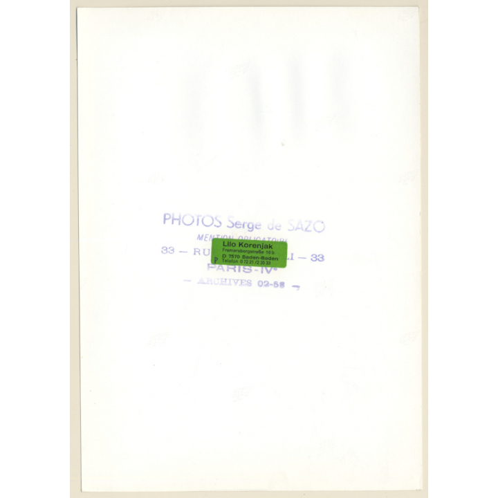 1920s Erotica: Esclave - Stunning Exotic Nude / Boudoir (Large Photo Reprint ~ 24 x 17 CM)