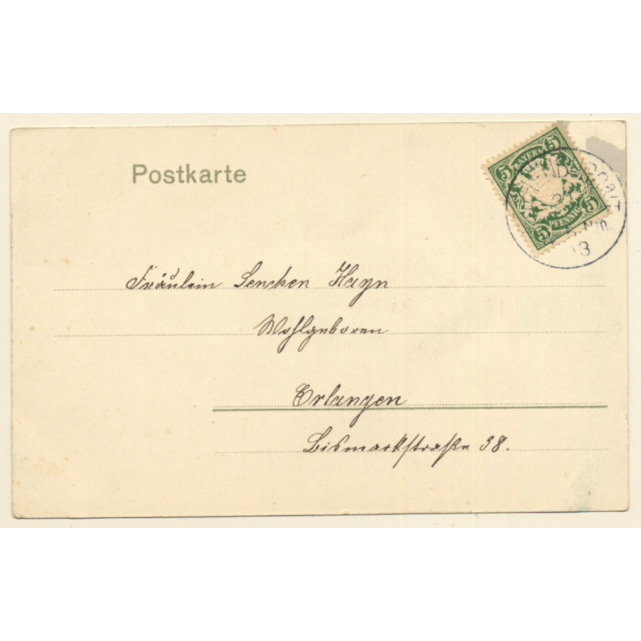 Rothenburg o.d. Tauber / Germany: Kappellenbrunnen (Vintage PC  1903)