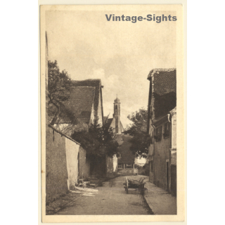 Rothenburg o.d. Tauber / Germany: Hohloder Burggasse (Vintage PC  ~1910s/1920s)