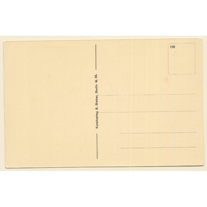 WW1: Excellenz von Bissing / General-Gouverneur von Belgien (Vintage Artist PC ~1910s)