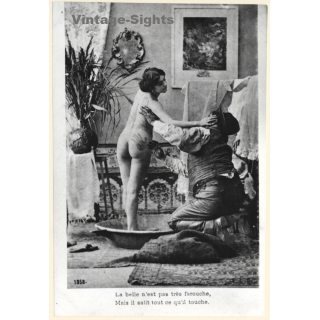 1920s Erotica: Le Charbonnier & Femme Nu*3 / Boudoir (Large Photo Reprint ~ 24 x 16 CM)