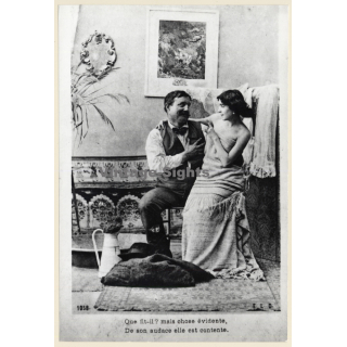 1920s Erotica: Le Charbonnier & Femme Nu*5 / Boudoir (Large Photo Reprint ~ 24 x 16 CM)
