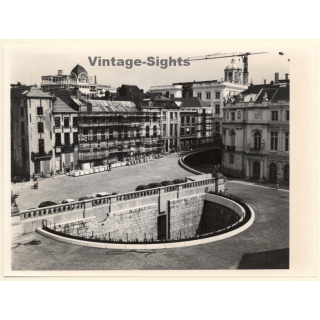 Francois Lahaut (1960): Palais Des Beaux Arts - Place Du Musée - Bruxelles (Vintage Photo ~1980s/1990s)