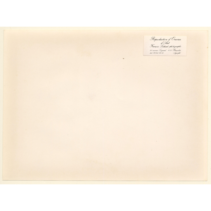 Francois Lahaut (1960): Palais Des Beaux Arts - Place Du Musée - Bruxelles (Vintage Photo ~1980s/1990s)