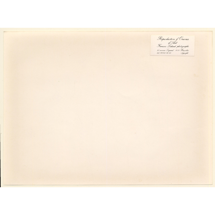 Francois Lahaut (1960): Palais Des Beaux Arts Bruxelles - Architectural Details Of Glass Facade (Vintage Photo ~1980s/1990s)