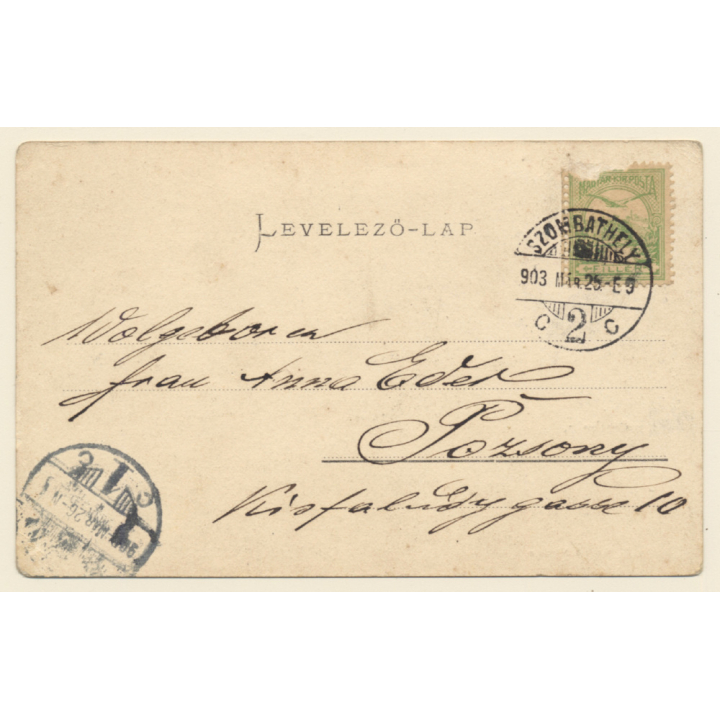 Szombathely / Hungary: Main Square (Vintage PC 1903)