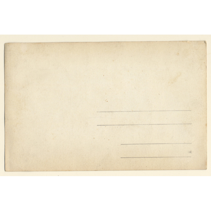 Great Take Of A Pretty Girl & Her Pomeranian Dog (Vintage RPPC  1910s/1920s)