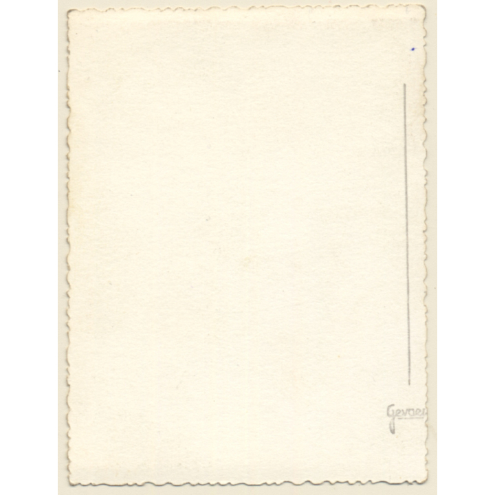 Cool Snapshot Of Woman In The Dark Lightening A Cigarette (Vintage Photo ~1940s)