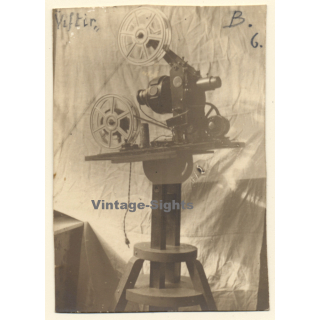 Optica Hand Crank 35MM Movie Projector (Vintage Photo ~1920s)