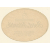 Düsseldorf / Germany: Hotel Atlantik (Vintage Luggage Label ~1950s/1960s)