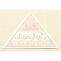Düsseldorf / Germany: Hotel Esplanade (Vintage Luggage Label ~1950s/1960s)
