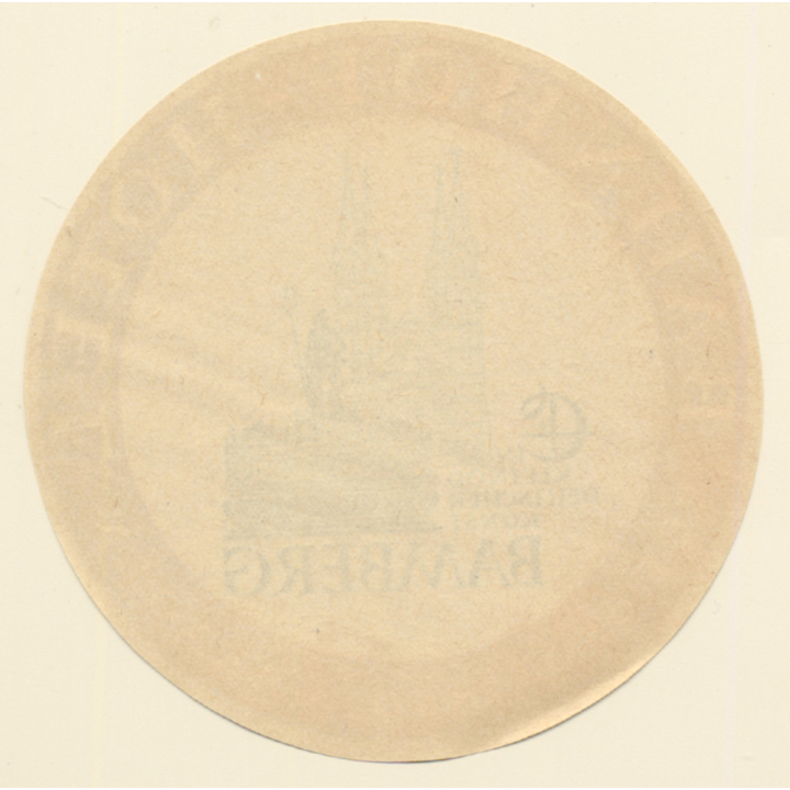 Bamberg / Germany: Bahnhof Hotel (Vintage Luggage Label ~1960s)