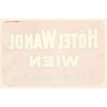 Wien / Austria: Hotel Wandl - I., Petersplatz 9 (Vintage Luggage Labels)