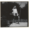 Erotic Study: Pretty Blonde Nude At Swimming Pool *2 (Vintage Contact Sheet 1970s/1980s)
