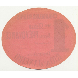 Chargeurs Réunis: Bagage De Prévoyance / Rio de Janeiro (Vintage Shipping Line Luggae Label)